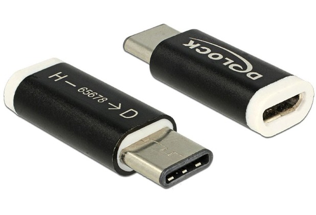 DeLock Adapter USB Type-C St (Device) > USB Micro B Buchse