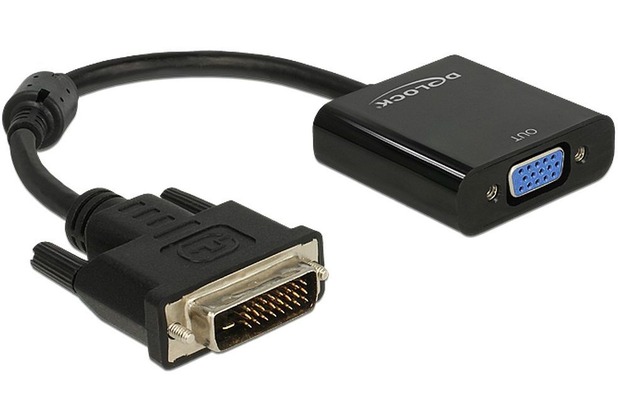 DeLock Adapterkabel DVI 24+1 Stecker > VGA Buchse