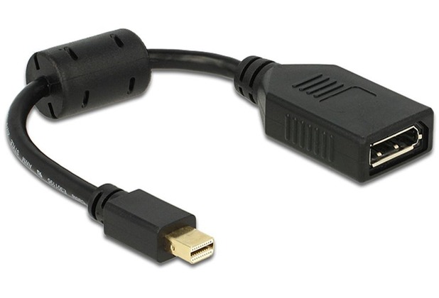 DeLock Adapterkabel mini DisplayPort St> DisplayPort Buchse