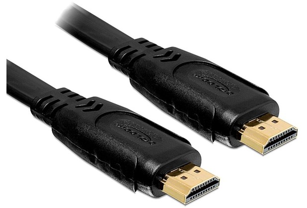 DeLock Kabel HDMI A-A St/St 1.4 flach 3,0m DL