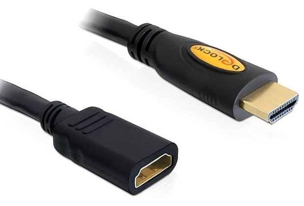 DeLock Kabel HDMI Verlngerung Stecker / Buchse 1m