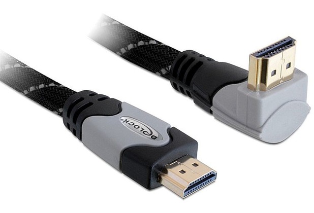 DeLock Kabel High Speed HDMI mit Ethernet gewinkelt A-A