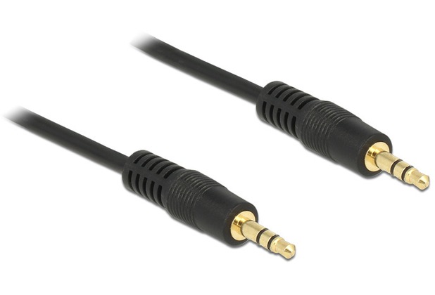 DeLock Kabel Klinke 3 Pin 3,5 mm Stecker > Stecker 2 m