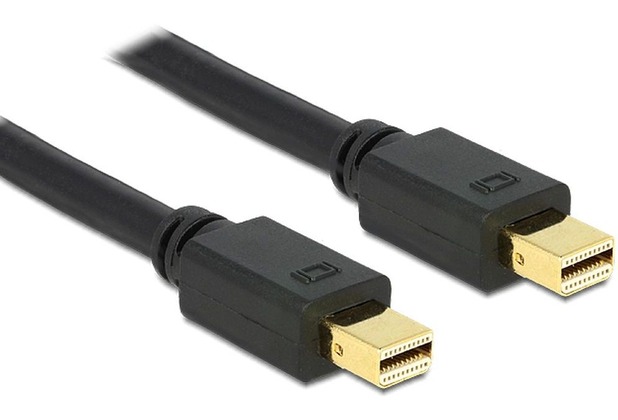 DeLock Kabel mini DisplayPort St > 5,0 m schwarz