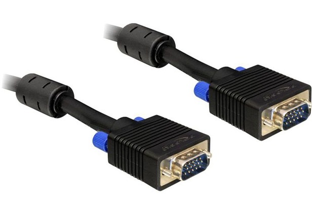 DeLock Kabel Monitor SVGA Stecker/Stecker 1m schwarz