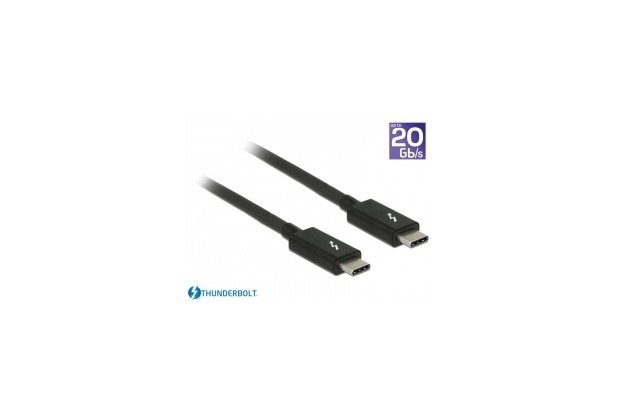 DeLock Kabel Thunderbolt 3 USB-C Stecker > USB-C 1,0m