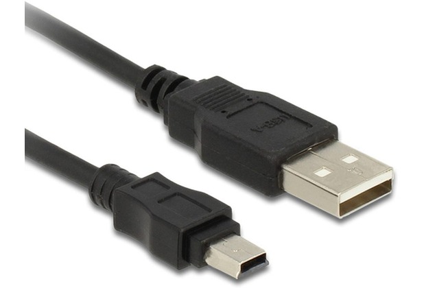 DeLock Kabel USB 2.0-A > mini USB 5Pin 3 m