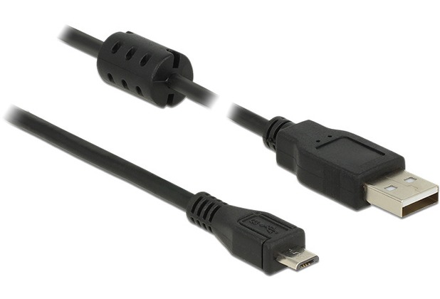 DeLock Kabel USB 2.0 A Stecker > USB 2.0 Micro-B St. 0,5 m
