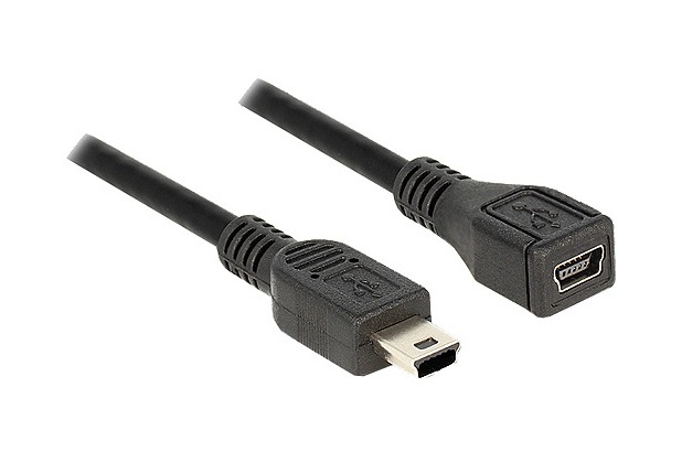 DeLock Kabel USB 2.0mini-B 5pin Verlngerung St/Bu