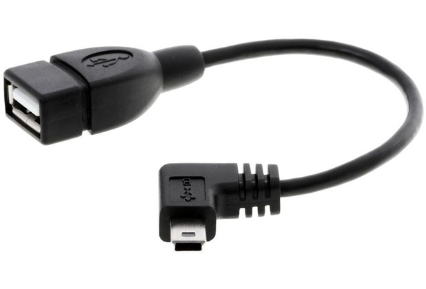 DeLock Kabel USB mini Stecker > USB 2.0-A Buchse OTG 16cm