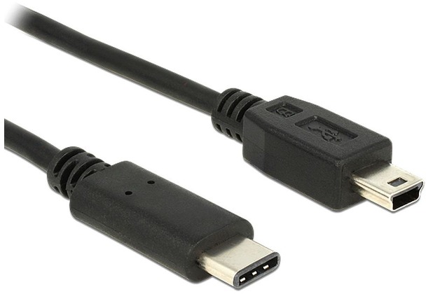 DeLock Kabel USB Type-C 2.0 Stecker>USB 2.0 Mini-B Stecker