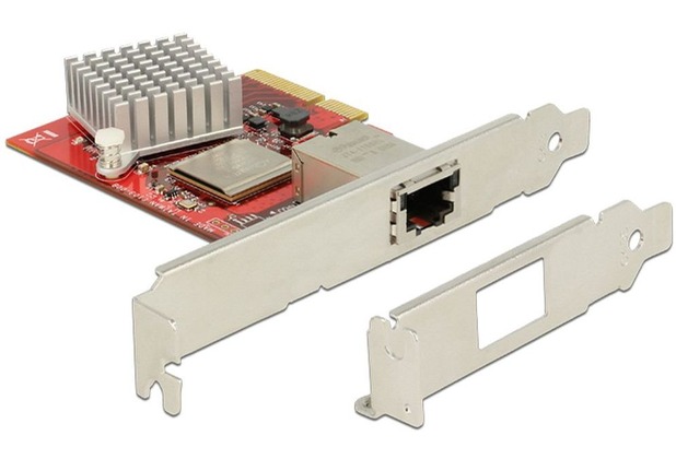 DeLock PCIe x4 10 Gigabit LAN RJ45 NBase-T