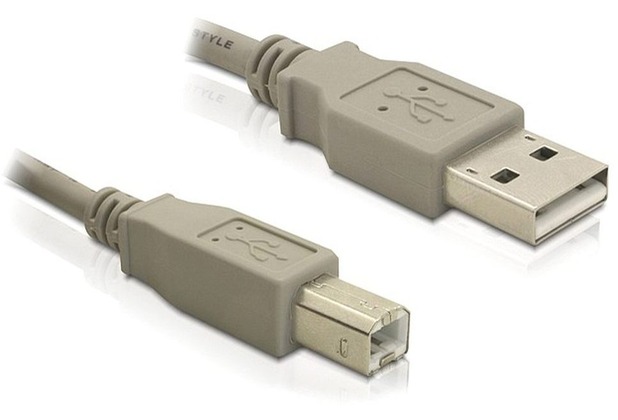 DeLock USB 2.0 A-B Kabel Stecker/Stecker 1,8m