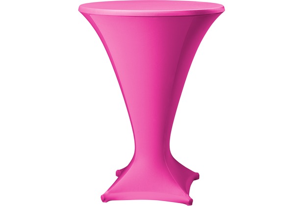 Dena Stehtischhusse Cocktail D1 Ø 80-85 cm, rosa/pink