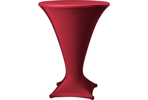 Dena Stehtischhusse Cocktail D1 Ø 80-85 cm, rot