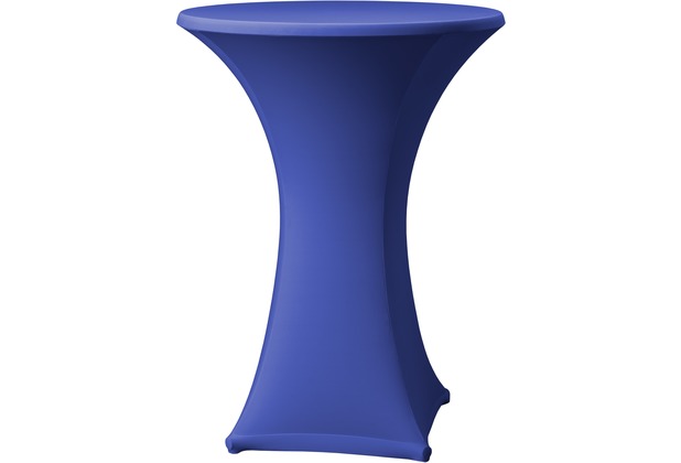 Dena Stehtischhusse Samba D1 blau hell mit Tischplattenbezug Ø 70 cm