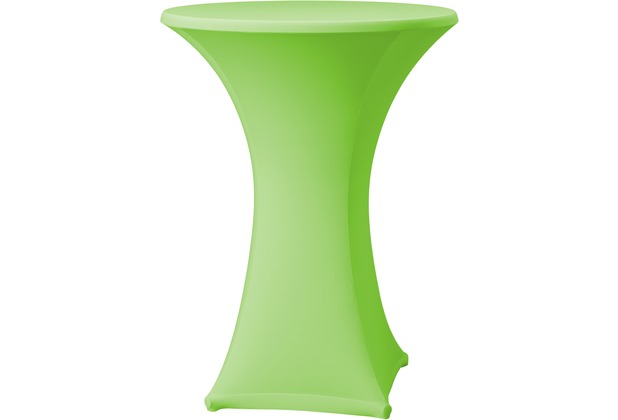 Dena Stehtischhusse Samba D1 grün hell mit Tischplattenbezug Ø 70 cm