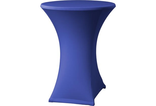 Dena Stehtischhusse Samba D2 blau hell mit Tischplattenbezug Ø 70 cm