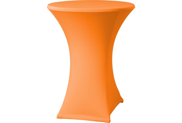Dena Stehtischhusse Samba D2 Ø 70 cm, orange/terrakotta mit Tischplattenbezug
