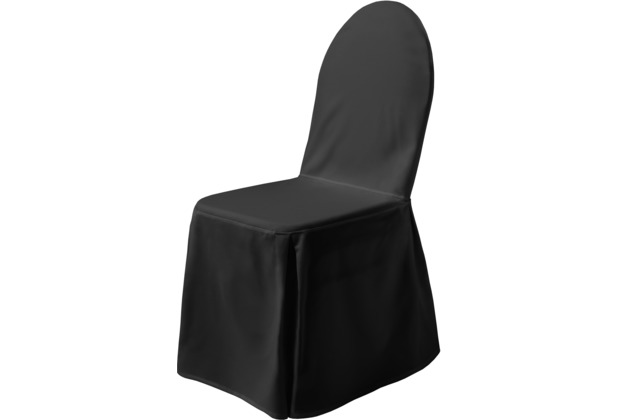 Dena Stuhlüberzug Excellent ohne Schleife, schwarz
