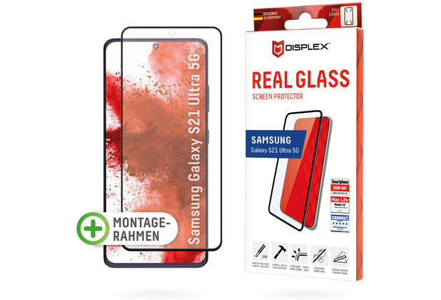 Displex Real Glass 3D for Galaxy S21 Ultra schwarz