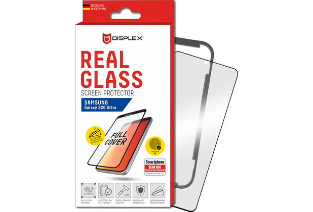 Displex Real Glass 3D fr Samsung Galaxy S20 Ultra, Black