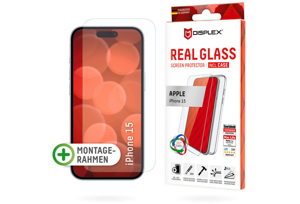 Displex Real Glass + Case iPhone 15