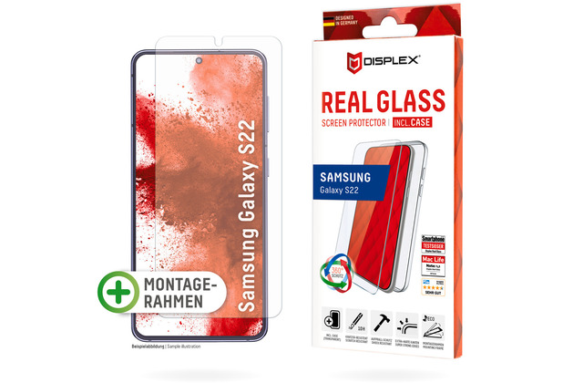 Displex Real Glass + Case Samsung Galaxy S22