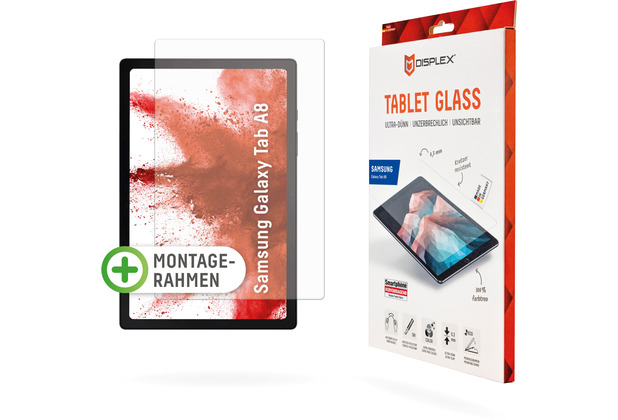 Displex Tablet Glass for Galaxy Tab A8 transparent