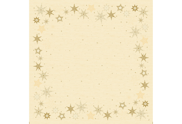 Duni Mitteldecken Dunicel® Star Stories Cream 84 x 84 cm 1 Stück