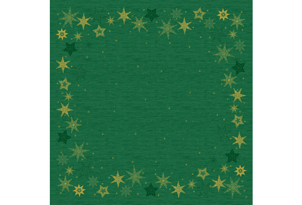 Duni Dunicel-Mitteldecken 84 x 84 cm Star Stories Green
