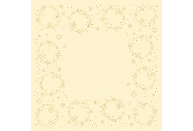 Duni Dunicel-Mitteldecken Star Shine cream 84 x 84 cm 100 Stck