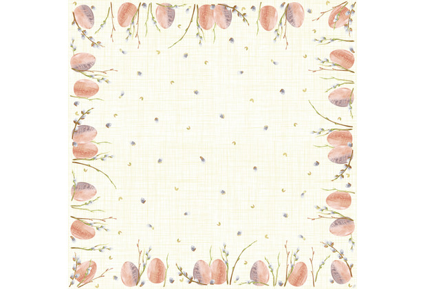Duni Dunicel-Mitteldecken Willow Easter 84 x 84 cm 20 Stck