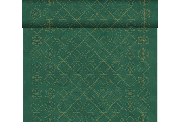 Duni Dunicel-Tischlufer Tte--Tte Gilded Star Green 24 m x 0,4 m (20 Abschnitte) 1er
