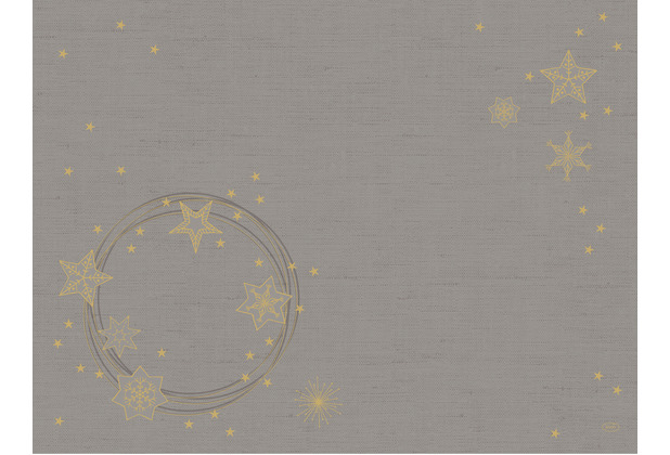 Duni Dunicel-Tischsets Star Shine grey 30 x 40 cm 100 Stck