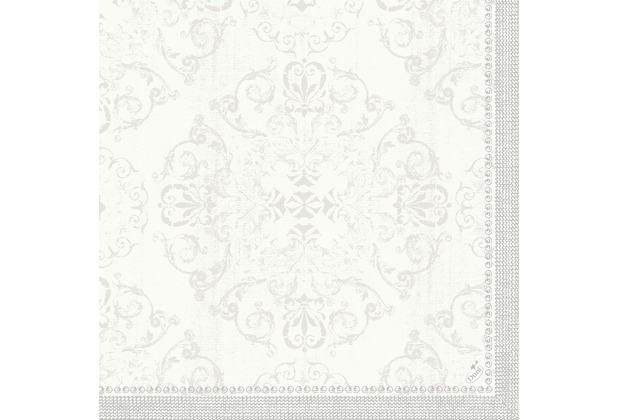 Duni Dunilin-Servietten Opulent White 40 x 40 cm 1/4 Falz 45 Stck