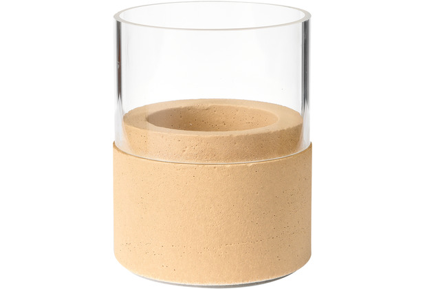 Duni Kerzenhalter Neat sand, Glas 75 x 68 mm 1 Stck