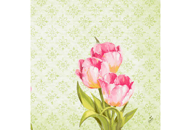 Duni Klassikservietten Love Tulips 40 x 40 cm 50 Stck