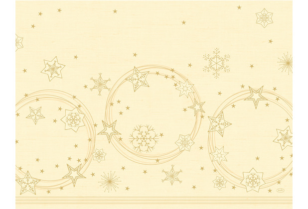 Duni Papier-Tischsets Star Shine cream 30 x 40 cm 250 Stck