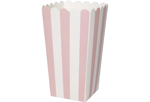 Duni Popcorntüte 9 x 16 cm Pink Stripe, 6 Stück