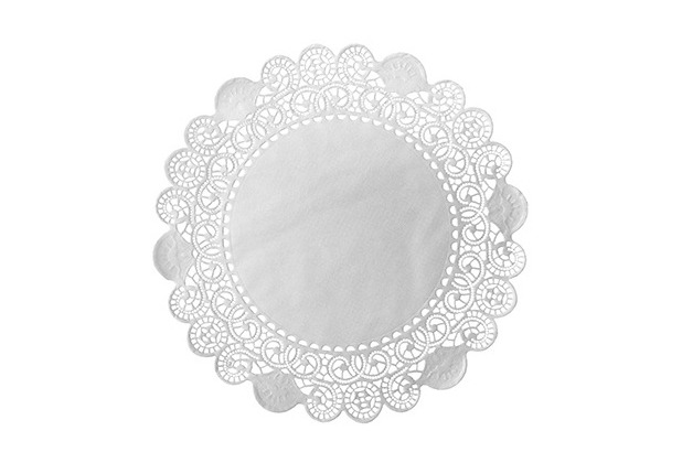 Duni Torten-Spitzen rund weiß, ø 26,7 cm, 250 Stück