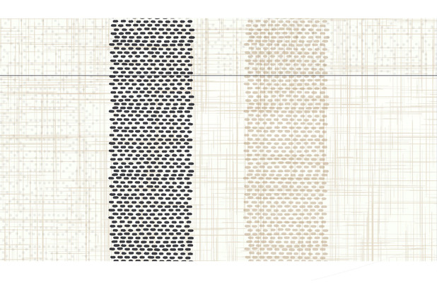 Duni Zelltuchservietten 33 x 32 cm, 2-Lagig, Spenderfalz Rigato black 300 Stck
