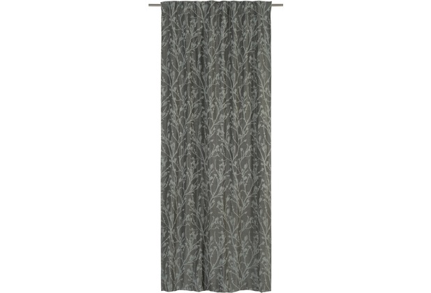 Elbersdrucke Schlaufenbandschal Secret Garden grau-silber-schwarz 135 x 255 cm