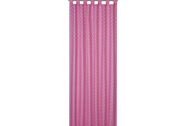 Elbersdrucke Schlaufenschal Dots 04 pink 140 x 255 cm