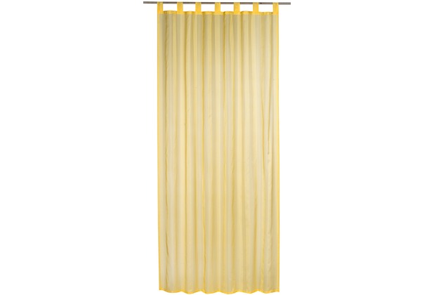 Elbersdrucke Schlaufenschal Streifenvoile gelb 140 x 255 cm