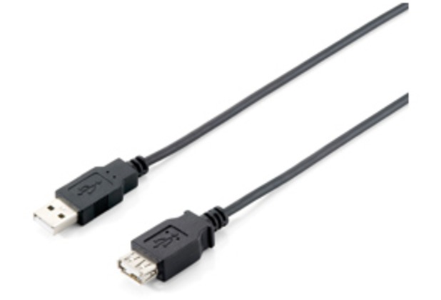 Equip USB 2.0 Verlängerung A-Stecker/ A-Buchse 1,8m schwarz