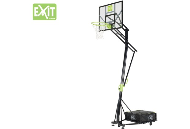 EXIT Galaxy versetzbarer Basketballkorb auf Rädern - grün/schwarz