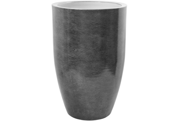 Fink Living Vase Melua - grau-silber - H. 61cm x D. 40cm