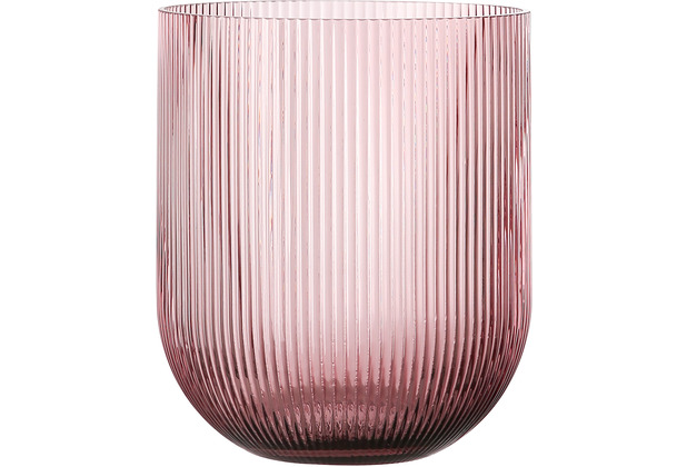 Fink Living Vase, Windlicht SOLARI - rose - H.19cm x B.16cm x D.16cm