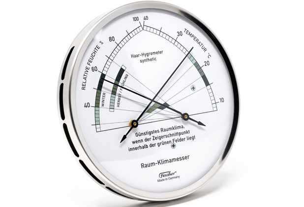 Fischer Messtechnik Wohnklima-Hygrometer mit Thermometer